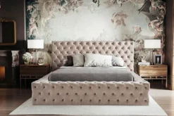 Polsterbett MATHÈO beige180 x 200cm