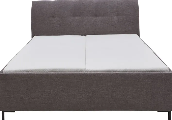 Polsterbett SIZELESS grau
