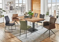 Polsterstuhl AMATI 2er Set schwarz