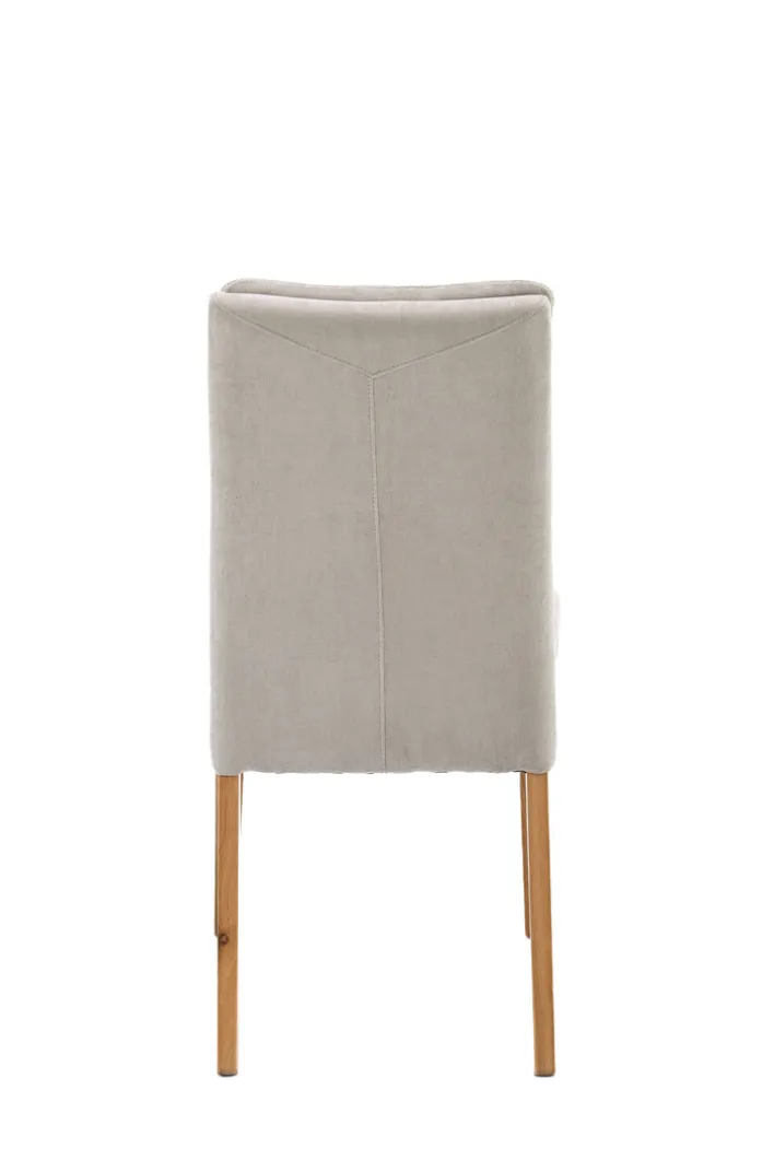 Polsterstuhl LENI hellgrau