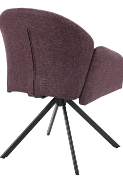 Polsterstuhl POLLY Microfaser Webstoff Wildberry