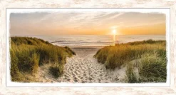 PRO ART Framed-Art Bild WEG ZUM STRAND 129 x 69 cm