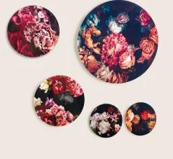 PRO ART Glas Art Bild BAROQUE FLOWERS II 20 cm