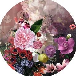 PRO ART Glas Art Bild COLOURFUL BAROQUE FLOWERMIX IV 30 cm Floatglas