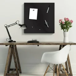 PRO ART Memoboard 50 x 50 cm Metall schwarz