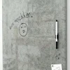 PRO ART Memoboard 50 x 50 cm Metall silber