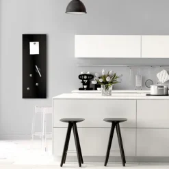 PRO ART Memoboard 80 x 30 cm Metall grau/schwarz