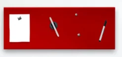 PRO ART Memoboard 80 x 30 cm Metall rot