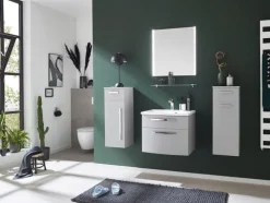 puris Highboard SPEED mit Wäschekippe 30 x 81,6 cm Titangrau