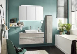 puris Waschplatz UNIQUE 102 cm Polarweiß/ Betonoptik