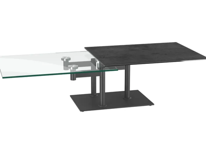 Puro Couchtisch OPERA 90(150) x 60 cm titan