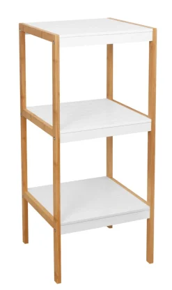 Regal 34 x 80 x 33 cm Gestell Bambus natur