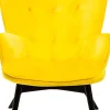 Relaxsessel VICKY VELVET gelb