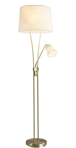 Retrofit Stehlampe MERAN messingfarbig