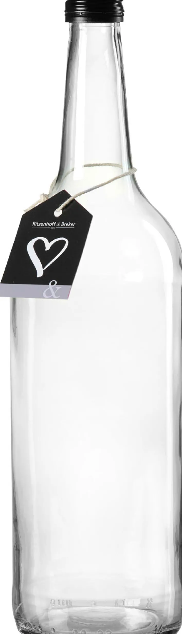 Ritzenhoff & Breker Flasche MARA 1000 ml rund Glas