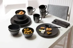 Ritzenhoff & Breker Frühstücksservice KITWE 12-teilig schwarz