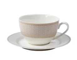 Ritzenhoff & Breker Kaffeetasse GEO Porzellan beige