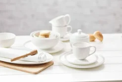 Ritzenhoff & Breker Kaffee-Untertasse SKAGEN 6er Set weiß