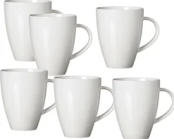 Ritzenhoff & Breker Kaffeebecher MELODIE 6er Set weiß
