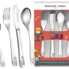 Ritzenhoff & Breker Kinderbesteck-Set FEUERWEHRMANN BERNIE 4-teilig Edelstahl