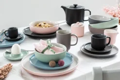 Ritzenhoff & Breker Pastaschale JASPER 4er Set grau/ weiß