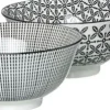 Ritzenhoff & Breker Schale TAKEO 4er Set schwarz/ weiß