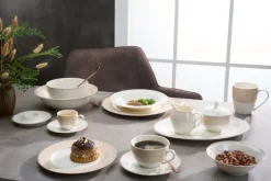 Ritzenhoff & Breker Tafelservice GEO 12-teilig Porzellan beige