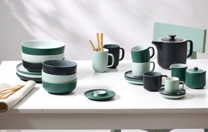 Ritzenhoff & Breker Tasse JASPER 6er Set - je 240 ml schwarz