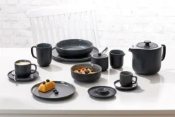 Ritzenhoff & Breker Teller flach JASPER 4er Set schwarz