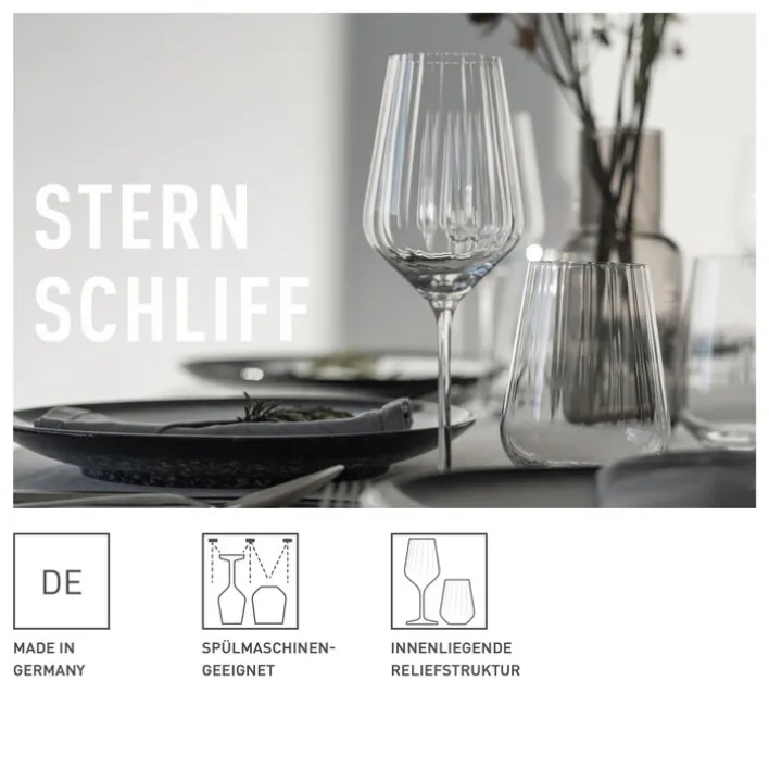 RITZENHOFF Champagnerglas STERNSCHLIFF 2er Set