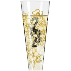 RITZENHOFF Champagnerglas BRILLIANTNACHT R. BOHNENBERG mit edlen Kristallen