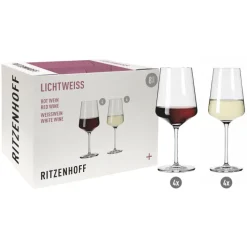 RITZENHOFF Weinglas Set LICHTWEISS 8-teilig