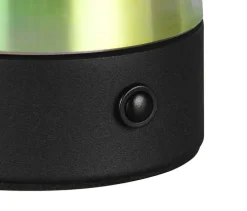 RL Akku LED Tischlampe DOOLEY 18 cm klar irisierend