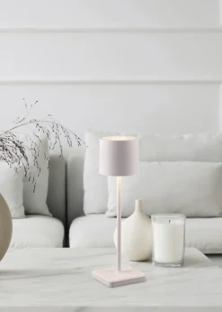 RL Akku LED Tischlampe FERNANDEZ weiß