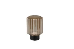 RL Akku LED Tischlampe LORD schwarz /amber