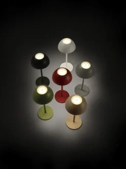 RL Akku LED Tischlampe RICARDO weiß