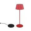 RL Akku LED Tischlampe SUAREZ 2-teilig rot