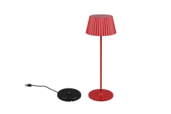 RL Akku LED Tischlampe SUAREZ 2-teilig rot