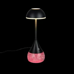 RL Akku LED Tischleuchte TEMBO, Kunststoff, Höhe 28,3 cm Schwarz