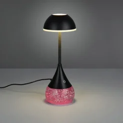 RL Akku LED Tischleuchte TEMBO, Kunststoff, Höhe 28,3 cm Schwarz