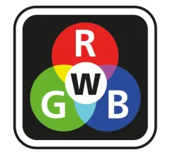 RL LED Deckenlampe ARCO 49 cm schwarz