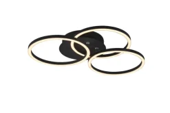 RL LED Deckenlampe CIRCLE schwarz