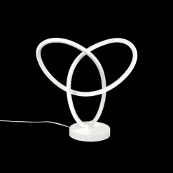 RL LED Tischlampe Lando, Metall, 28 x 28 x 12 cm Weiß