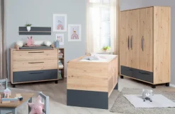 roba Babybett ARTESANA braun/ grau