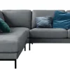 ROLF BENZ Ecksofa 274 x 277 cm EGO Stoffbezug Grau
