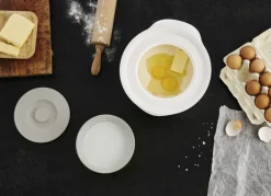 rotho Rührschüssel-Set FRESH Kunststoff Cool grau