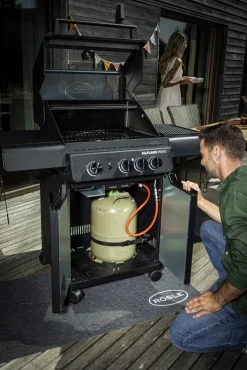 RÖSLE BBQ Station Gasgrill ALL FLAME PEER 3-flammig 50 mbar