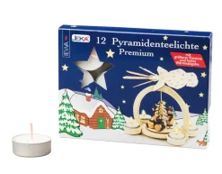 SAICO Teelicht 12er Set PREMIUM 1,80 cm Weiß