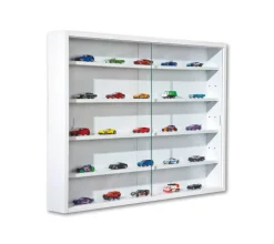 Sammlervitrine ADAM 80x60x9,5 cm Weiß