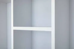 Sammlervitrine LENNY 66,5x66,5x13,7 cm Schwarz/Weiß